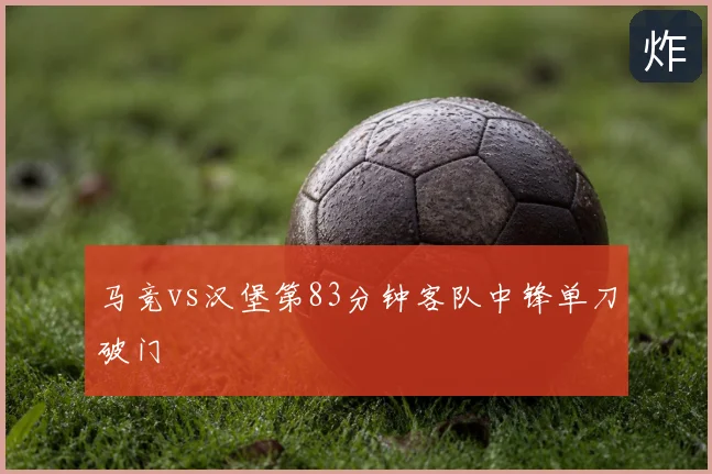 马竞vs汉堡第83分钟客队中锋单刀破门